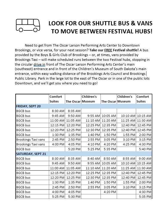 Shuttle Schedule